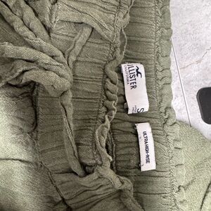 Hollister Sage Green Ultra High-Rise Pants